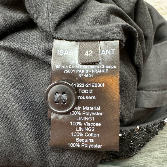 Isabel Marant Todiz Sequin Pants Size 42 (US10) - Picture 5 of 13